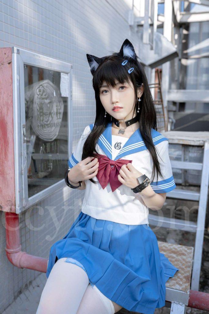 不呆猫 猫儿jk作品预览