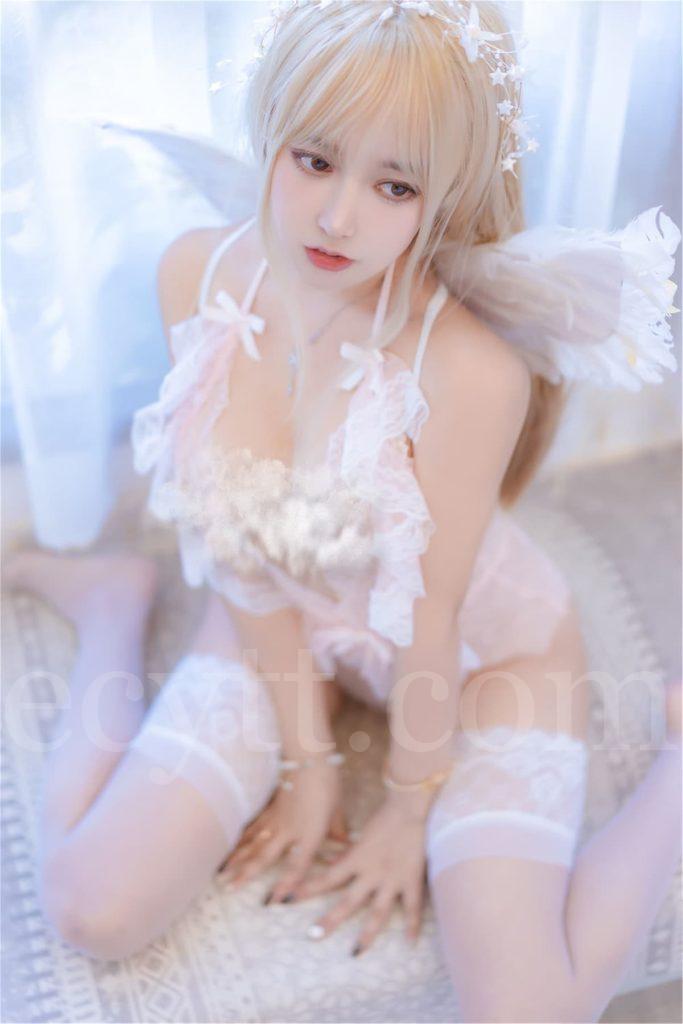 过期米线线喵 NO.139 粉天使 写真原图