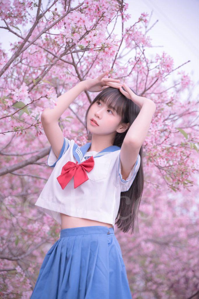 萌芽儿o0 JK樱花制服